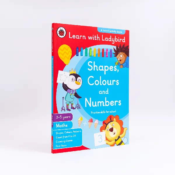 Learn With Ladybird â€“ Shapes,
Colours and Numbers (Practise skills for school)