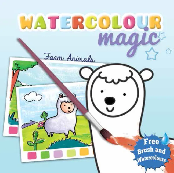 Watercolour Magic: Farm Animals