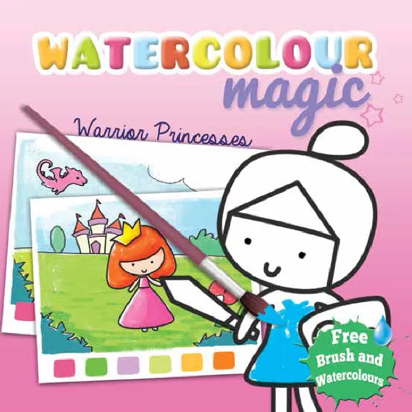 Watercolour Magic: Warrior Princesses