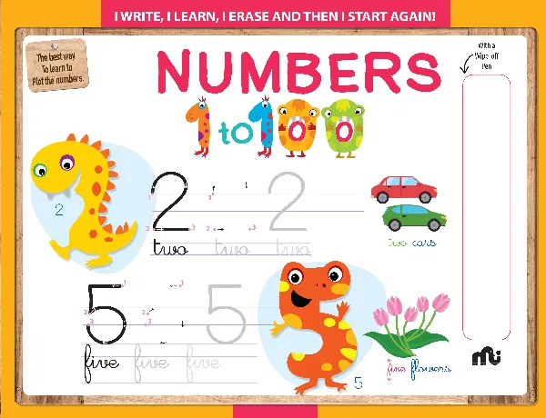 Wipe n Clean : Numbers 1 to 100