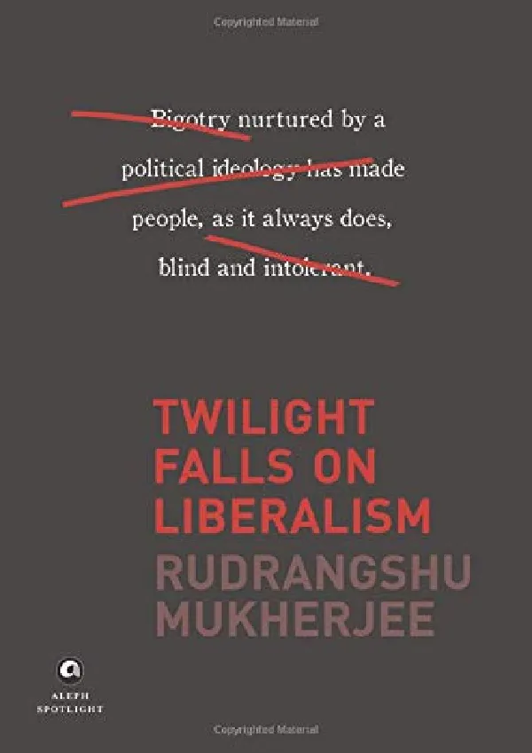 Twilight Falls on Liberalism