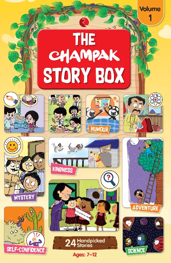 Champak Story Books - 24 Handpicked Stories Box (Volume 1) for 7 to 12 Years - Learning and Skill Development - Story Books for Kids